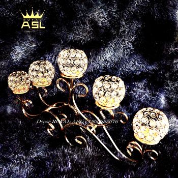 Chân Nến Bộ 5 Nhánh Lãng Mạn, Sang Trọng (67.5*37cm) CN004