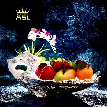 Đĩa Đựng Trái Cây Thủy Tinh Nghệ Thuật Thiếu Nữ Nằm Gợi Cảm - Màu Trắng Bạc - DTT0004