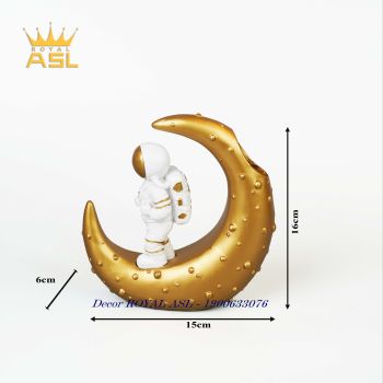 Ống đựng bút phi hành gia và mặt trăng - BT0003