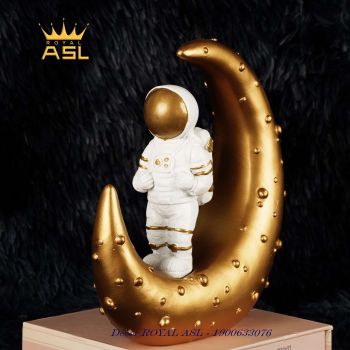 Ống đựng bút phi hành gia và mặt trăng - BT0003