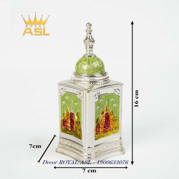 Ống Đựng Tăm Hình Lâu Đài Châu Âu - Màu Xanh Lá - BT06