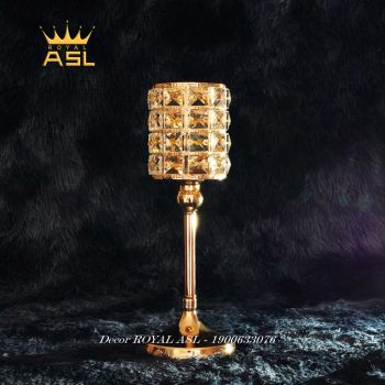 Chân Nến Trang Trí Bàn Tiệc Hình Trụ Sang Trọng - Cỡ Thấp  (9.5*25.5cm) CN007