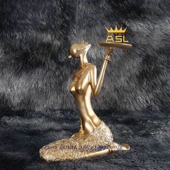 Decor Trang Trí Bàn Tiệc Cặp Giá Đỡ Nến Thiếu Nữ Gợi Cảm - Phong Cách Châu Âu - CN001