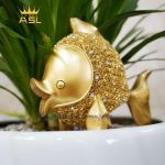 Cá Vàng Chấm Hạt Ngọc Trắng Kích Hoạt Vượng Tài Lộc- CR04