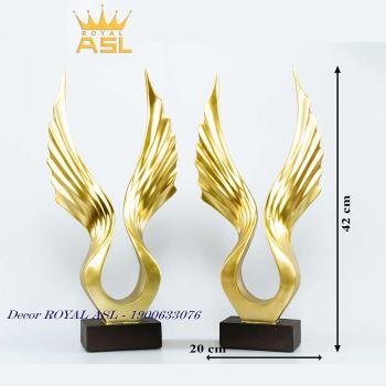 Decor Cánh Chim Đại Bàng Mạ Vàng Cao Cấp - DC13
