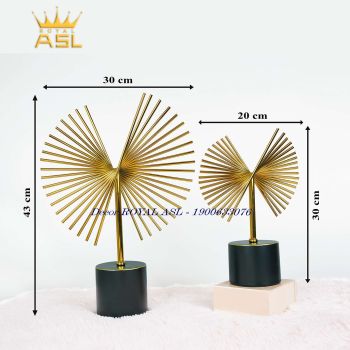 Decor Combo Cặp Quạt Xoắn Đồng Nghệ Thuật Sang Trọng - DC15