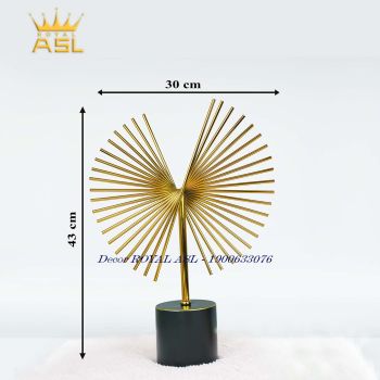 Decor Hình Quạt Xoáy Nghệ Thuật Sang Trọng - Lớn - DC21