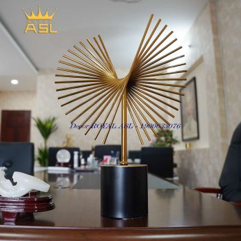 Decor Hình Quạt Xoáy Nghệ Thuật Sang Trọng - Lớn - DC21