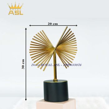 Decor Hình Quạt Xoáy Nghệ Thuật Sang Trọng - Nhỏ - DC22