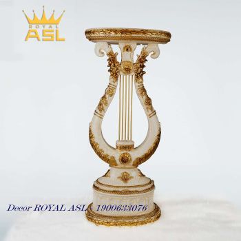 Chân Đế Đồng Hồ Cao Cấp Tân Cổ Điển-Màu Kem Nâu -DH10