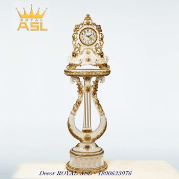 Đồng Hồ Cây Đàn Cao Cấp Phong Cách Tân Cổ Điển- Màu Nâu Kem- DH13