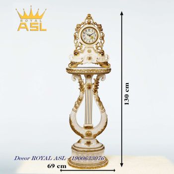 Đồng Hồ Cây Đàn Cao Cấp Phong Cách Tân Cổ Điển- Màu Nâu Kem- DH13