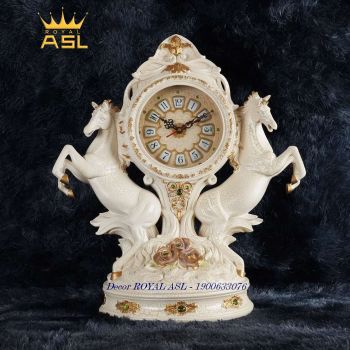 Đồng Hồ Cao Cấp Phong Cách Châu Âu- Màu Trắng - DH15