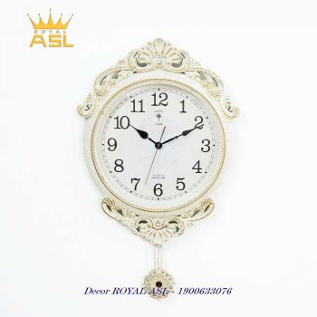 Đồng hồ quả lắc Châu âu treo tường -Màu Trắng - DH32