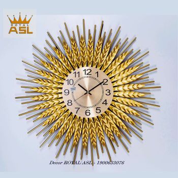 ĐỒNG HỒ TREO TƯỜNG TIA MẶT TRỜI MẠ VÀNG ẤN TƯỢNG- Nhỏ - DH65