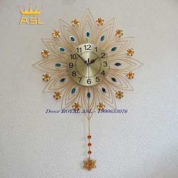 Đồng Hồ Treo Tường Hoa Hướng Dương Ấn Tượng-Màu Vàng -Size Nhỏ - DH68