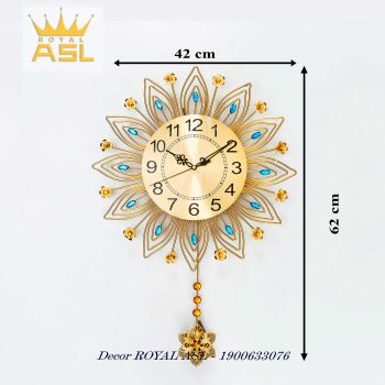 Đồng Hồ Treo Tường Hoa Hướng Dương Ấn Tượng-Màu Vàng -Size Nhỏ - DH68