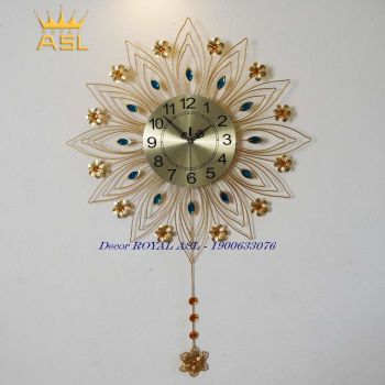 Đồng Hồ Treo Tường Hoa Hướng Dương Ấn Tượng-Màu Vàng-Size Lớn-DH69