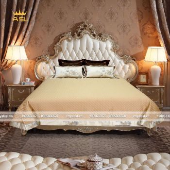 Bộ Drap Gối 6 Món Satin Gấm Lụa Xám Nâu Noble Silk Grey-Brown Sang Trọng –Họa Tiết Hoa Lá &Chim -King Size-DR0118