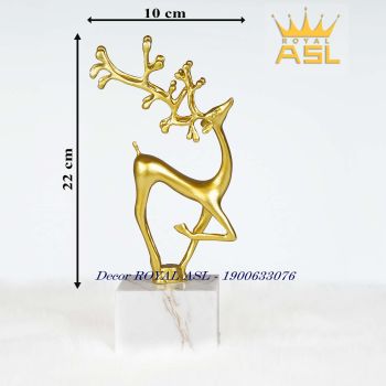 Hươu Nai Vàng Tuần Lộc May Mắn - Đế Cao - HN067