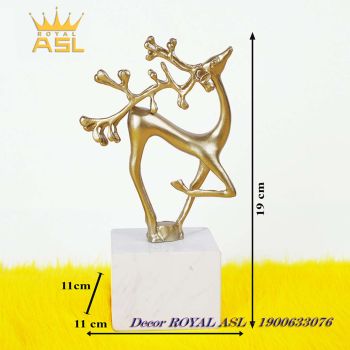 Hươu Nai Vàng Tuần Lộc May Mắn - Đế Cao - HN075