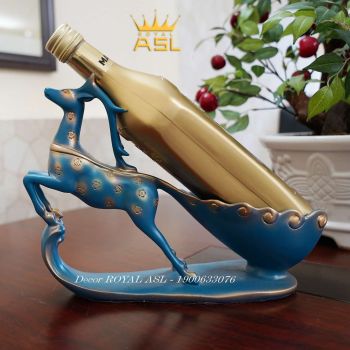Kệ Đựng Rượu Vang Ấn Tượng Hươu Sao-Màu Xanh Dương- Mã: KR01