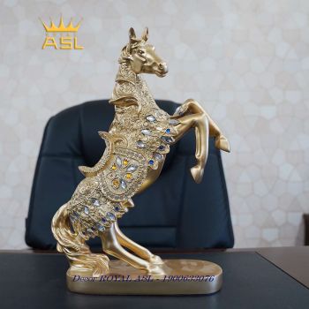 DÉCOR ĐỂ BÀN PHI MÃ VÀNG HÚT TÀI LỘC VỀ CHO GIA CHỦ - NMV103