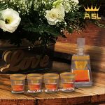 Bô Bình Rượu Versace Whisky Pha Lê Kiểu Pháp-Cao Cấp-BRV0105