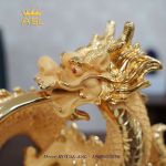 Rồng Mạ Vàng Cát Tường Như Ý - Lớn - RMV06