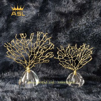 Cặp San Hô Bằng Hợp Kim Cao Cấp - SH03