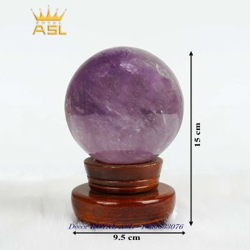 Quả Cầu Đá Thạch Anh Phong Thủy - TT003