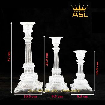 Decor Để Bàn Tháp Eiffel Pháp Thủy Tinh Ấn Tượng- Nhỏ - TT005