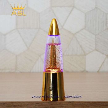 Decor Để Bàn Trang Trí Tháp Lotte World Tower Phát Sáng Nhiều Màu-Màu Trắng-TT008