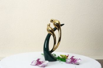 DECOR Đôi Uyên Ương Đậu Trên Ngà voi - DC18