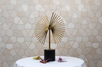 DECOR Hình Quạt Xoay Nghệ Thuật Sang Trọng - DC21